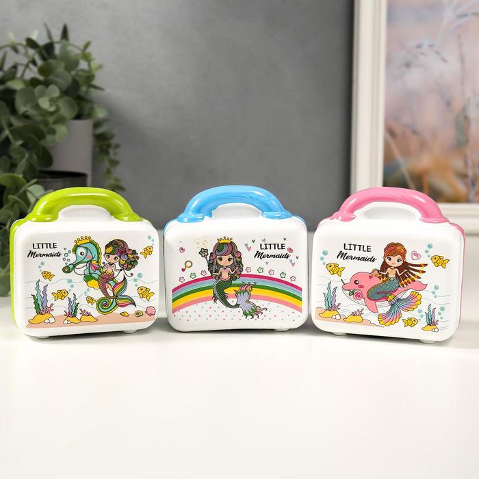 Копилка керамика "Чемодан с русалкой" МИКС 9х8,8х5,4 см
Копилка керамика "Чемодан с русалкой" МИКС 9х8,8х5,4 см