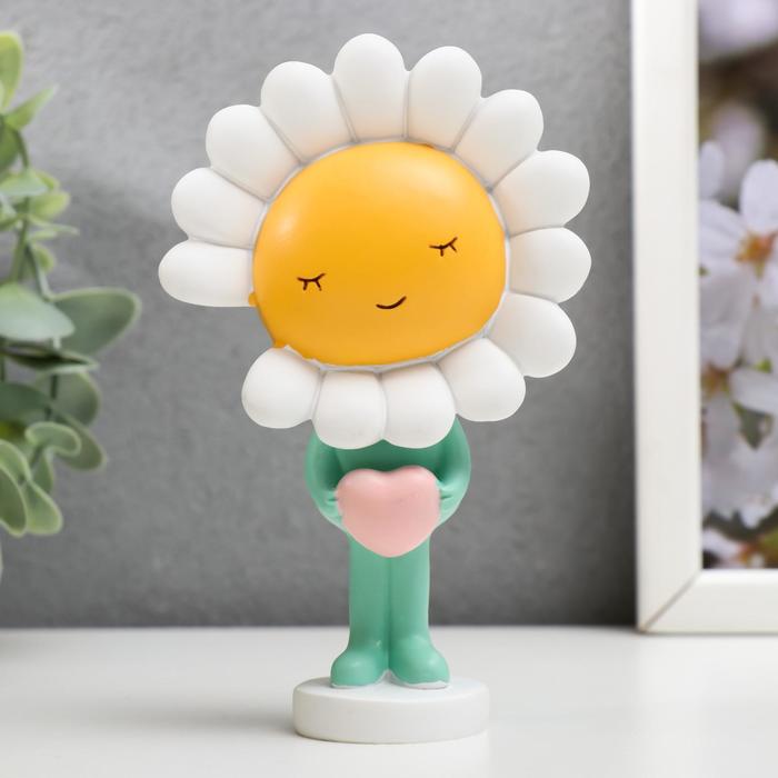 Сувенир полистоун "Ромашка с сердечком" 12,5х7,4х3,5 см
Сувенир полистоун "Ромашка с сердечком" 12,5х7,4х3,5 см