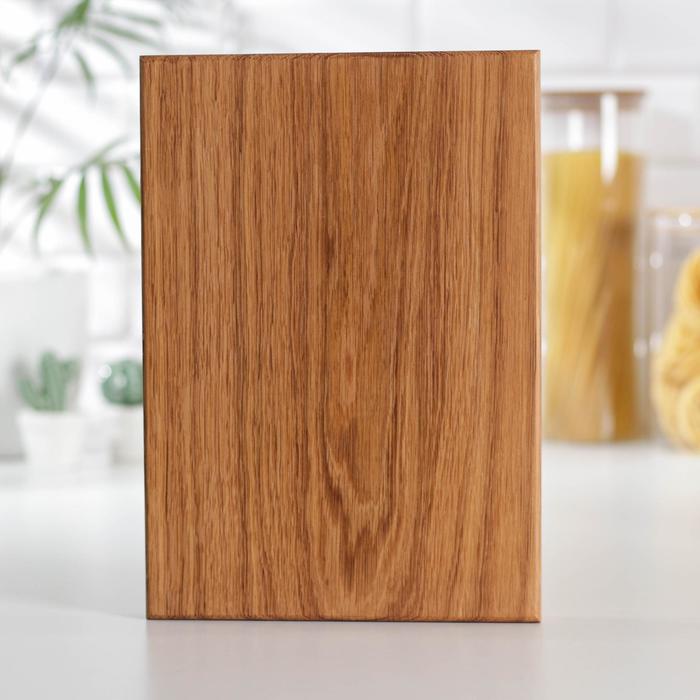 Доска разделочная Mаgistrо premium, с ручками, цельный массив дуба, 30×21×2,5 см
Доска разделочная Mаgistrо premium, с ручками, цельный массив дуба, 30×21×2,5 см