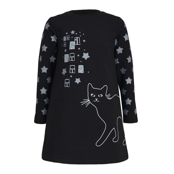 Платье для девочки, цвет чёрный, рост 122 см
Платье для девочки, цвет чёрный, рост 122 см