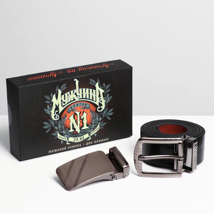 Ремень со сменной пряжкой "Мужчина №1"
Ремень со сменной пряжкой "Мужчина №1"