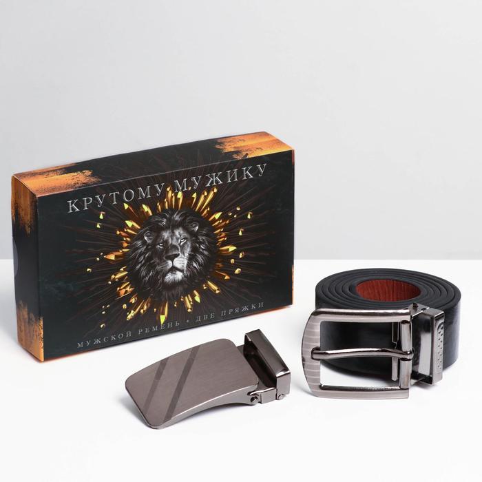 Ремень со сменной пряжкой "Крутому мужику"
Ремень со сменной пряжкой "Крутому мужику"
