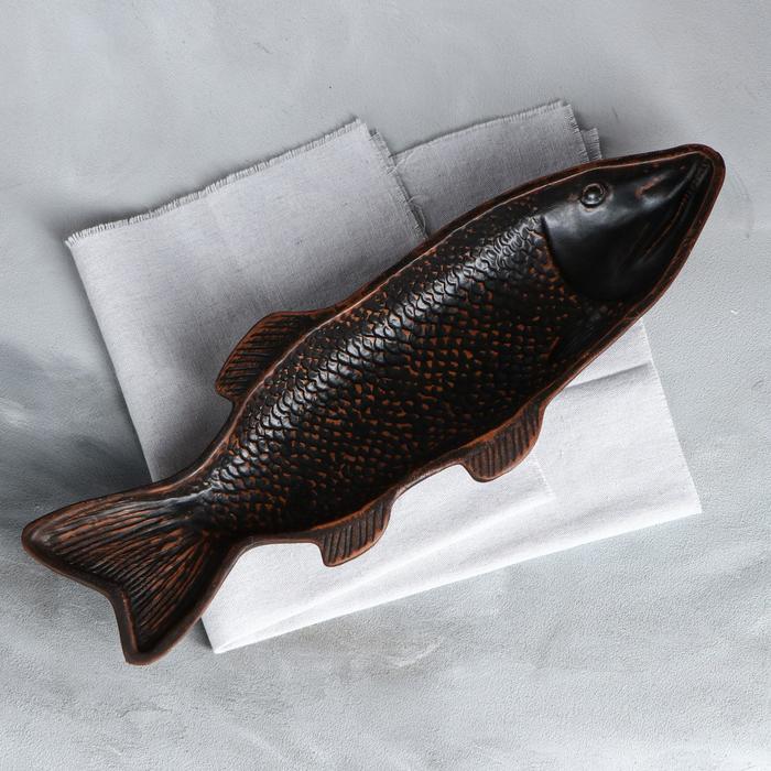 Блюдо для подачи "Щука", красная глина, 44*16 см
Блюдо для подачи "Щука", красная глина, 44*16 см