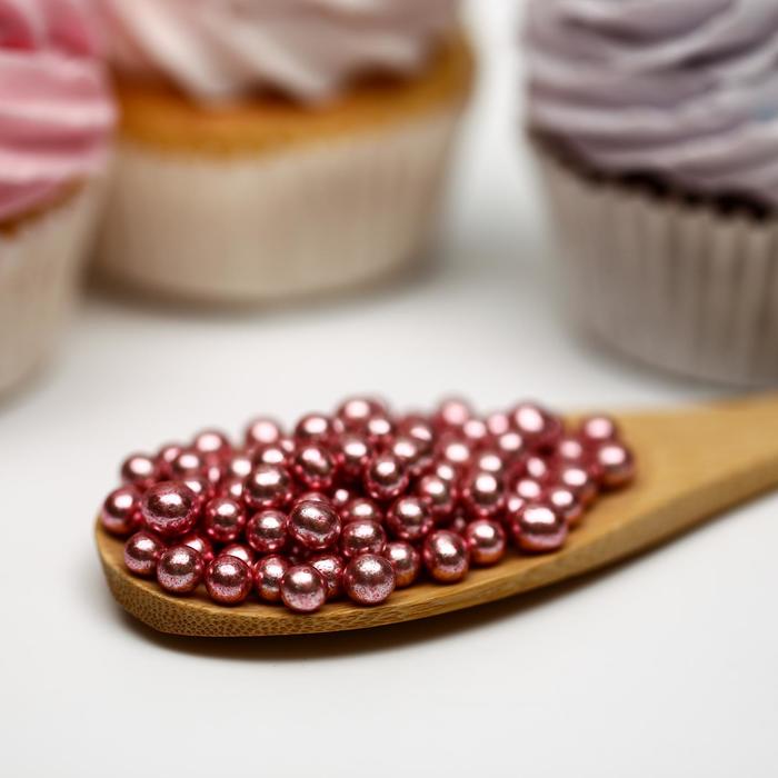 Кондитерская посыпка "Шарики розовые, хром", 50 г
Кондитерская посыпка "Шарики розовые, хром", 50 г