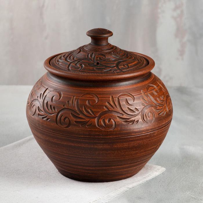 Супник "Гончарный", декор, красная глина, 2.5 л
Супник "Гончарный", декор, красная глина, 2.5 л