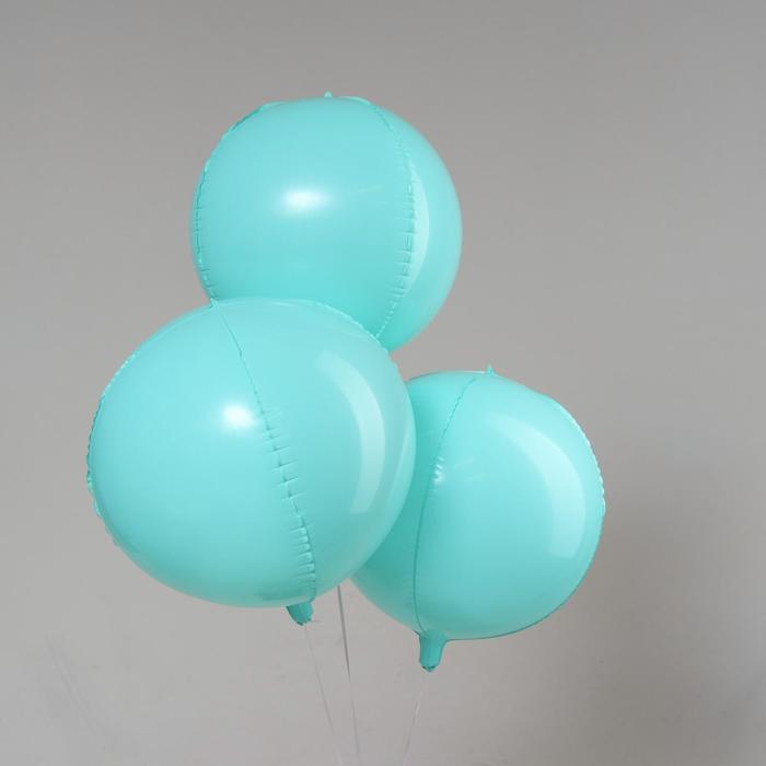 Шар полимерный 22" «Макарун», набор 3 шт., цвет бирюзовый
Шар полимерный 22" «Макарун», набор 3 шт., цвет бирюзовый