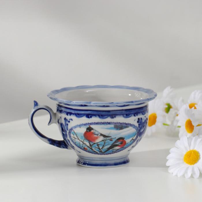Чашка "Подарочная Снегири", гжель
Чашка "Подарочная Снегири", гжель