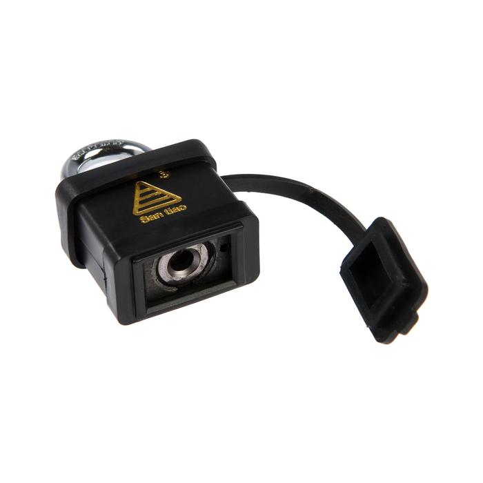 фото Замок навесной, 30 мм, влагозащищенный, короткая дужка, 3 ключа тундра