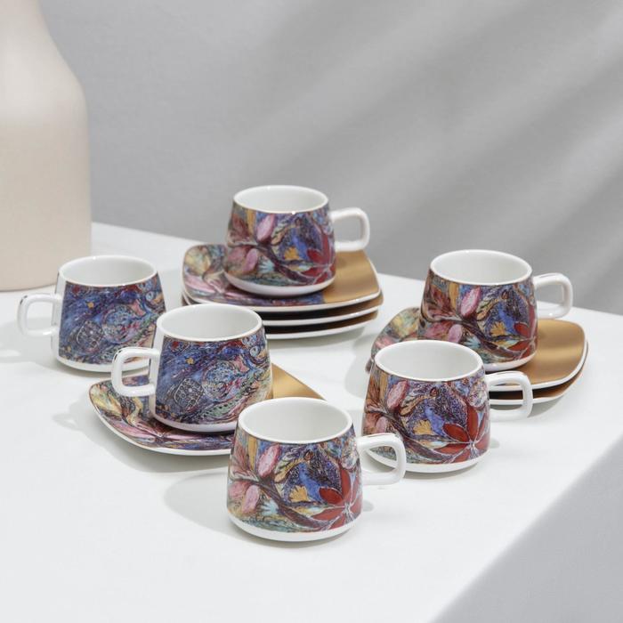 Сервиз кофейный «Галерея», 12 предметов: 6 чашек 80 мл, 6 блюдец d=10,5 см
Сервиз кофейный «Галерея», 12 предметов: 6 чашек 80 мл, 6 блюдец d=10,5 см