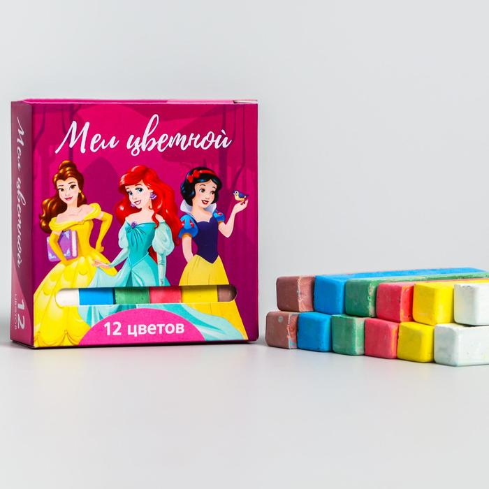 Набор мелков школьных 12 штук, 6 цветов «Принцессы Дисней», Принцессы
Набор мелков школьных 12 штук, 6 цветов «Принцессы Дисней», Принцессы