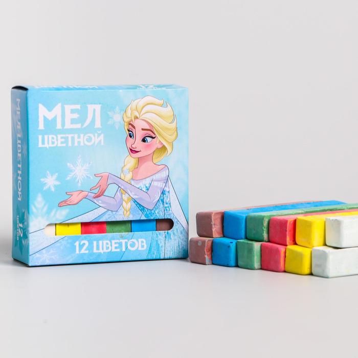 Набор мелков школьных 12 штук, 6 цветов «Эльза и Анна», Холодное сердце
Набор мелков школьных 12 штук, 6 цветов «Эльза и Анна», Холодное сердце