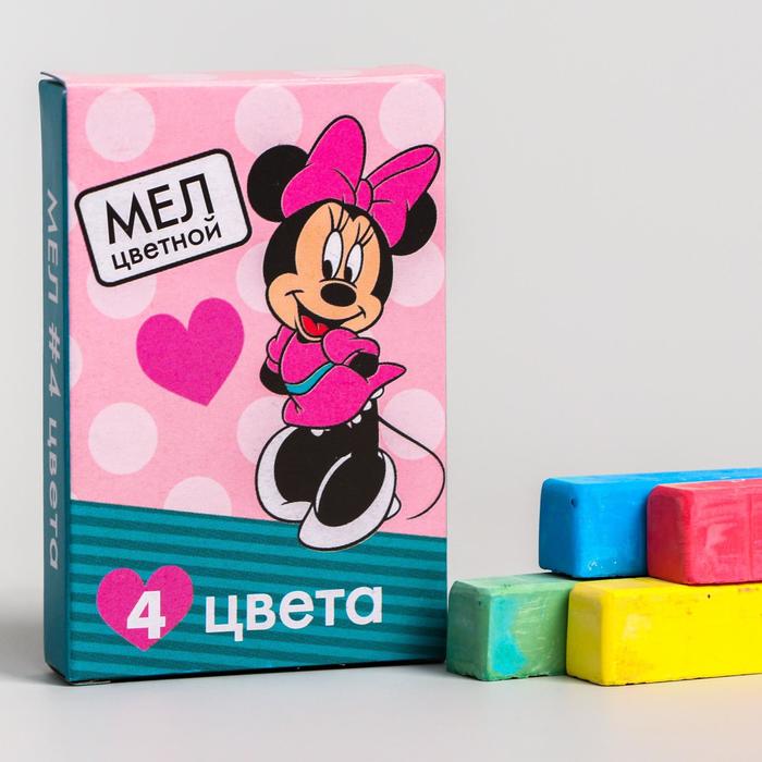 Набор мелков школьных, 4 цвета, "Минни", Минни Маус
Набор мелков школьных, 4 цвета, "Минни", Минни Маус
