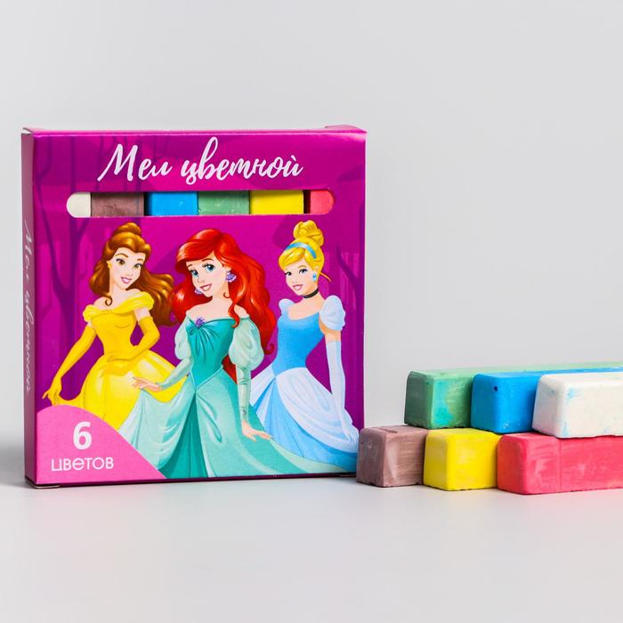 Набор мелков школьных, 6 цветов, "Принцессы Дисней", Принцессы
Набор мелков школьных, 6 цветов, "Принцессы Дисней", Принцессы