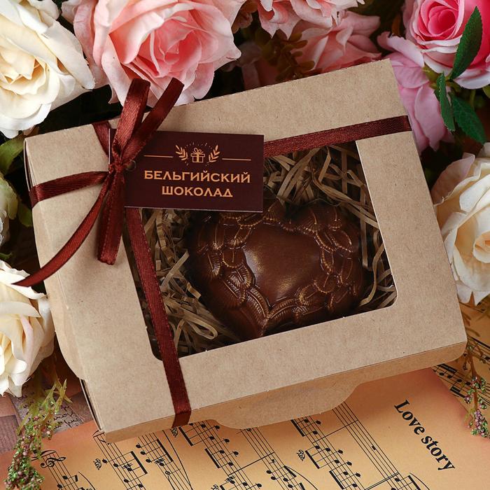 Шоколадная фигурка «Сердце с крыльями», 80 г
Шоколадная фигурка «Сердце с крыльями», 80 г