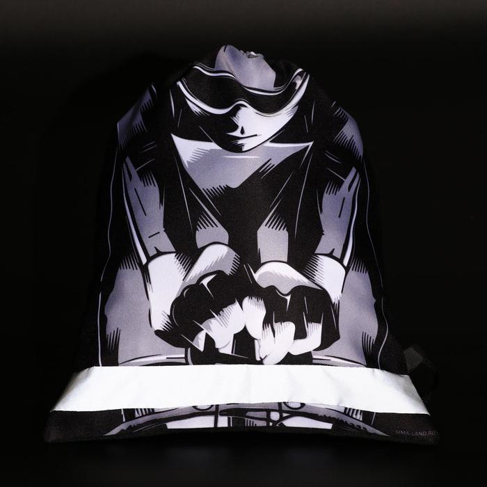 Мешок для обуви со светоотражающей лентой "Велосипедист", 37 х 31 см
Мешок для обуви со светоотражающей лентой "Велосипедист", 37 х 31 см