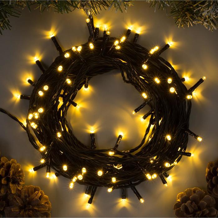 Гирлянда "Нить" 10 м , IP44, УМС, тёмная нить, 100 LED, свечение тёплое белое, фиксинг, 24 В
Гирлянда "Нить" 10 м , IP44, УМС, тёмная нить, 100 LED, свечение тёплое белое, фиксинг, 24 В