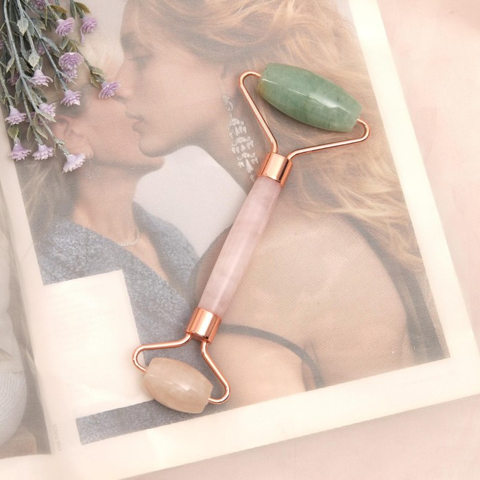 Массажёр для лица и зоны декольте, 14 × 5,5 см, двусторонний, нефрит/розовый кварц
Массажёр для лица и зоны декольте, 14 × 5,5 см, двусторонний, нефрит/розовый кварц