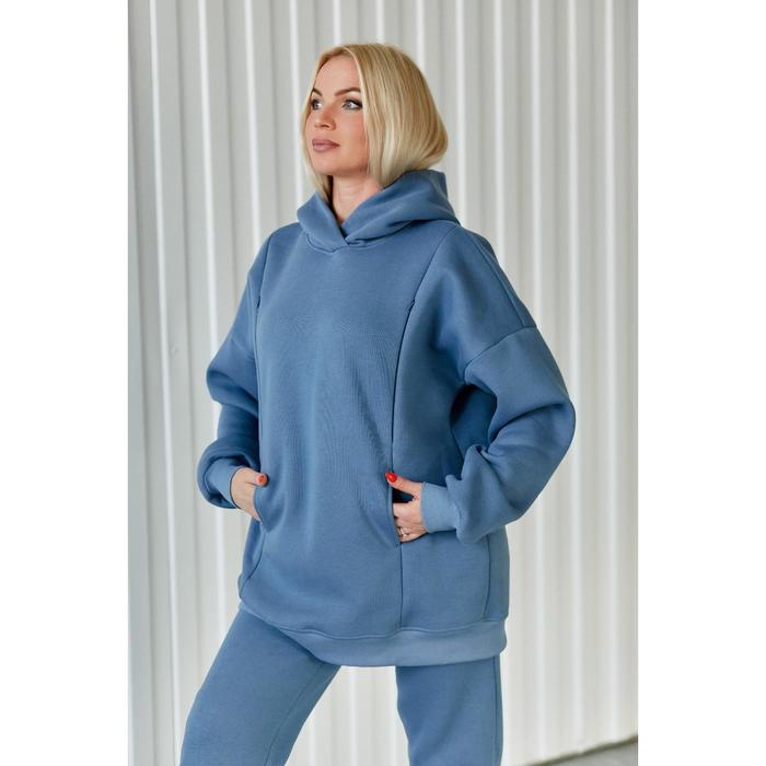 фото Худи для беременных, размер 44-46, рост 176-182 см, цвет индиго jyliayakimova