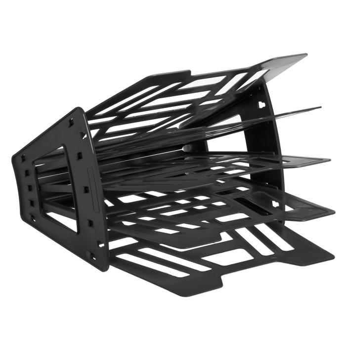 Лоток для бумаг веерный Calligrata "Эконом", 5-ти секционный, серый
Лоток для бумаг веерный Calligrata "Эконом", 5-ти секционный, серый