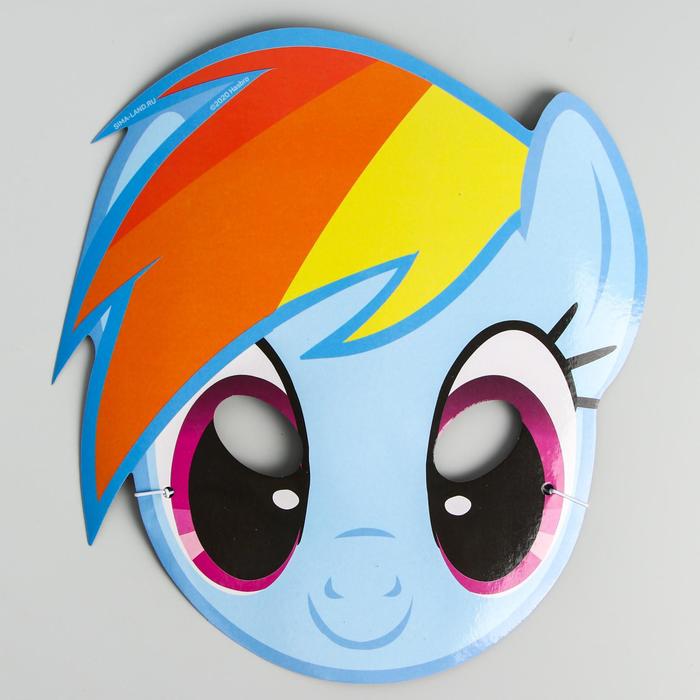 Маска карнавальная "Радуга", My Little Pony, 17,2 х 22 см
Маска карнавальная "Радуга", My Little Pony, 17,2 х 22 см