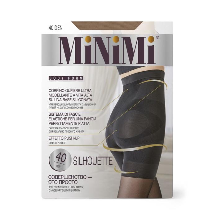 Колготки женские MiNiMi Silhouette, 40/140 den, размер 2, цвет caramello
Колготки женские MiNiMi Silhouette, 40/140 den, размер 2, цвет caramello