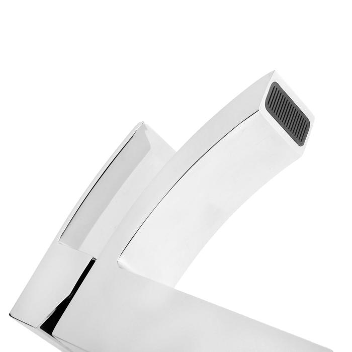 фото Смеситель для раковины accoona a9623, однорычажный, с гайкой, хром