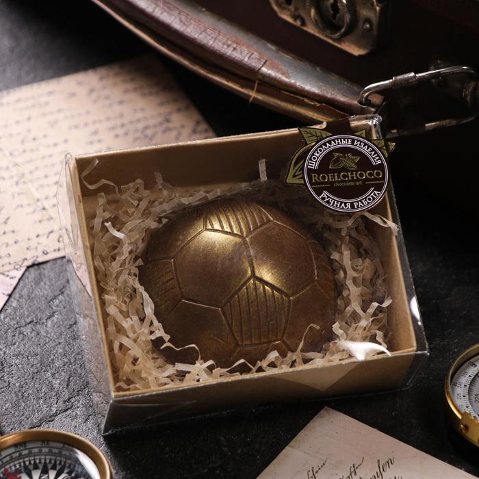 Шоколадная фигурка «Мяч», 80 г
Шоколадная фигурка «Мяч», 80 г