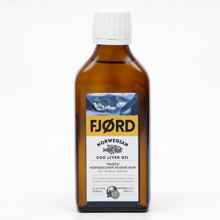 фото Норвежский рыбий жир из печени трески"fjord" 200 мл
