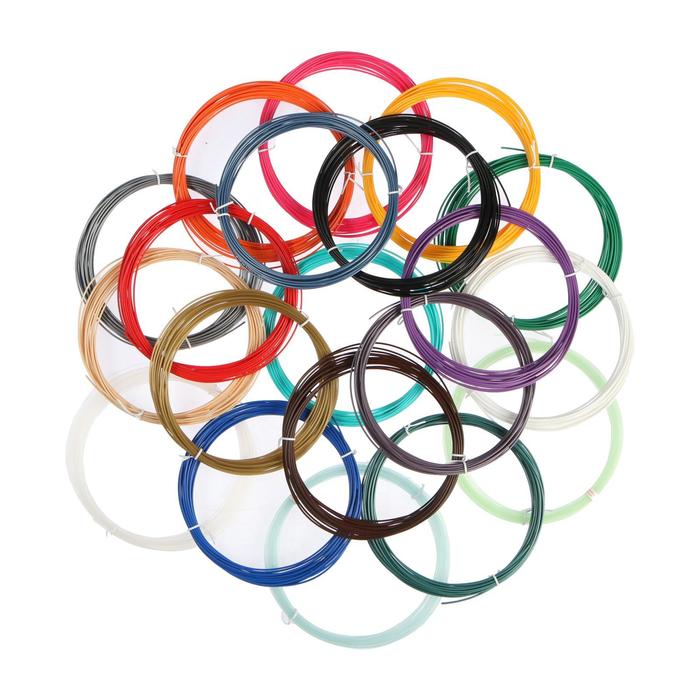 Пластик UNID PLA20F, для 3Д ручки, 20 цветов в наборе, по 10 метров
Пластик UNID PLA20F, для 3Д ручки, 20 цветов в наборе, по 10 метров