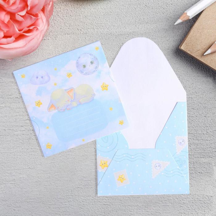 Конверт подарочный «Слоник», 10 × 10 см
Конверт подарочный «Слоник», 10 × 10 см