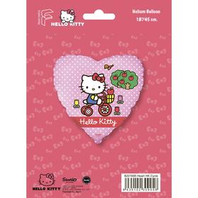 Шар фольгированный 18" Hello Kitty «Котёнок на велосипеде», сердце, цвет розовый, 1 шт. в упаковке
Шар фольгированный 18" Hello Kitty «Котёнок на велосипеде», сердце, цвет розовый, 1 шт. в упаковке
