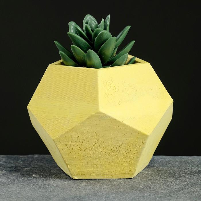 Кашпо Пятиугольник 12 х 9 см желтый
Кашпо Пятиугольник 12 х 9 см желтый