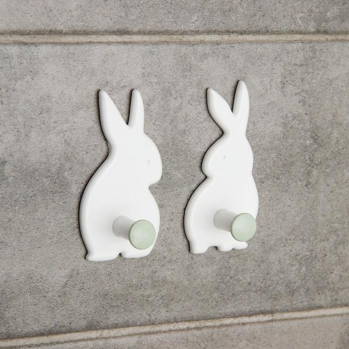 Набор крючков на липучке «Кролики», 2 шт, цвет МИКС
Набор крючков на липучке «Кролики», 2 шт, цвет МИКС