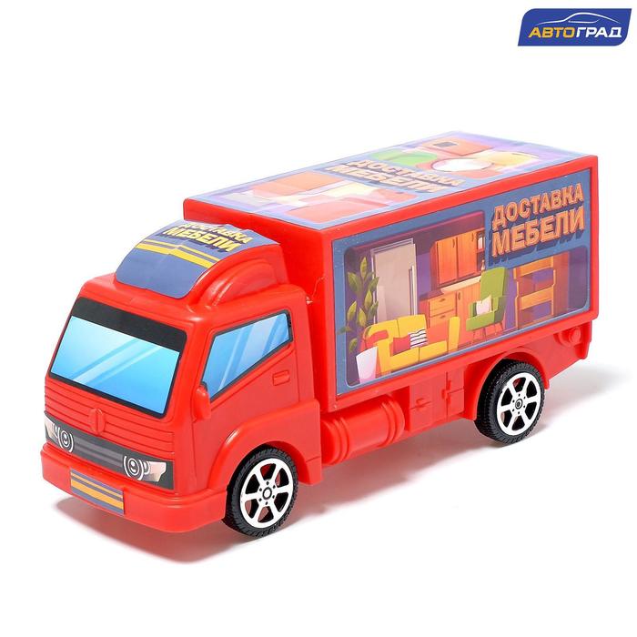 Грузовик инерционный «Доставка мебели»
Грузовик инерционный «Доставка мебели»