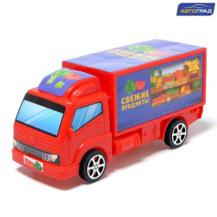 Грузовик инерционный «Свежие продукты»
Грузовик инерционный «Свежие продукты»