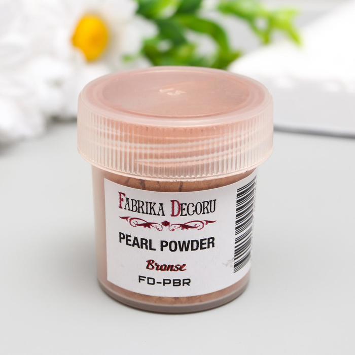 Перламутровая пудра "Fabrika Decoru" 20 мл, бронза 
Перламутровая пудра "Fabrika Decoru" 20 мл, бронза