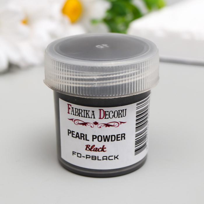 Перламутровая пудра "Fabrika Decoru" 20 мл, чёрный
Перламутровая пудра "Fabrika Decoru" 20 мл, чёрный
