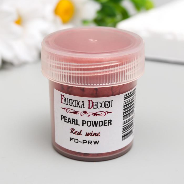 Перламутровая пудра "Fabrika Decoru" 20 мл, красное вино
Перламутровая пудра "Fabrika Decoru" 20 мл, красное вино