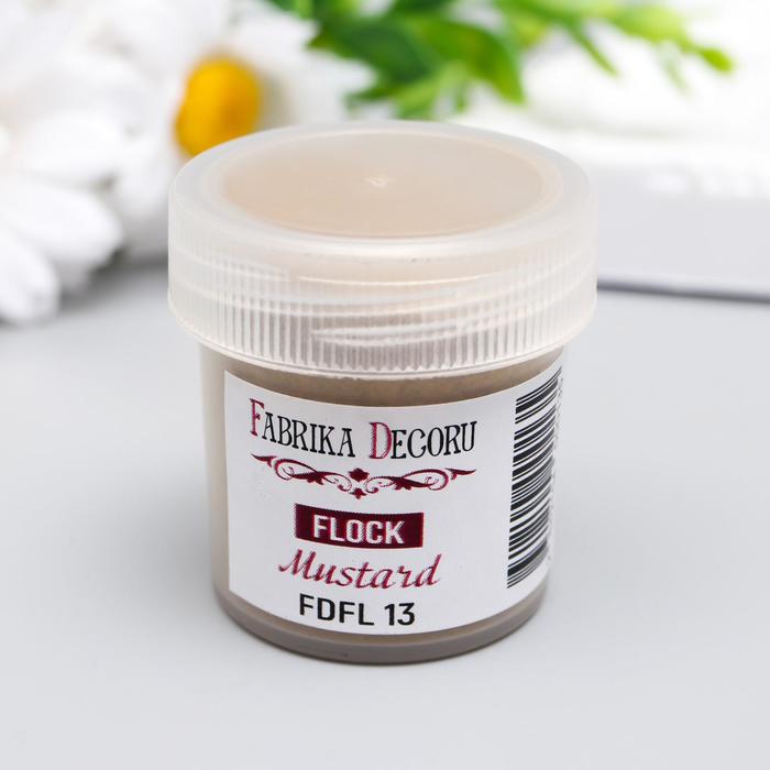 Флок-пудра бархатная "Fabrika Decoru" 20 мл, горчичный
Флок-пудра бархатная "Fabrika Decoru" 20 мл, горчичный