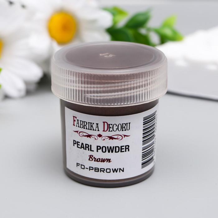 Перламутровая пудра "Fabrika Decoru" 20 мл, коричневый
Перламутровая пудра "Fabrika Decoru" 20 мл, коричневый