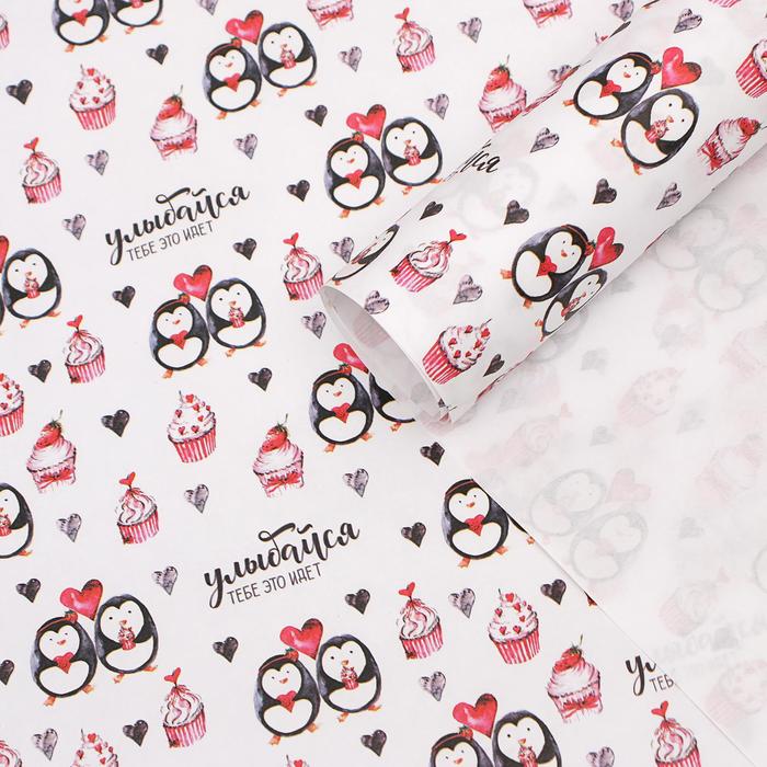 Бумага упаковочная крафт "Пингвины", 50 х 70 см
Бумага упаковочная крафт "Пингвины", 50 х 70 см