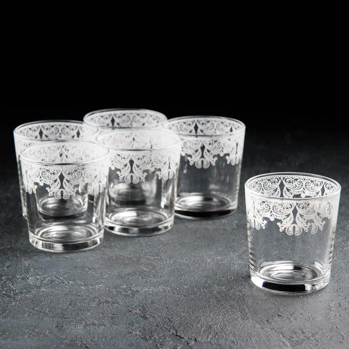 Набор низких стаканов для коктейля «Кружево», 6 шт
Набор низких стаканов для коктейля «Кружево», 6 шт