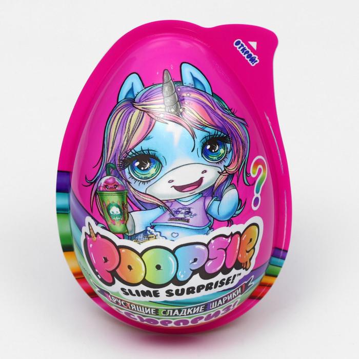Пластиковое яйцо с игрушкой и хрустящими шариками в глазури, Poopsie Slime Surprise!, 20 г
Пластиковое яйцо с игрушкой и хрустящими шариками в глазури, Poopsie Slime Surprise!, 20 г
