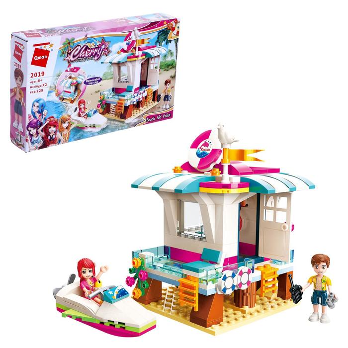 Конструктор Девчонки «Пляжный домик», 2 минифигуры и 229 деталей
Конструктор Девчонки «Пляжный домик», 2 минифигуры и 229 деталей