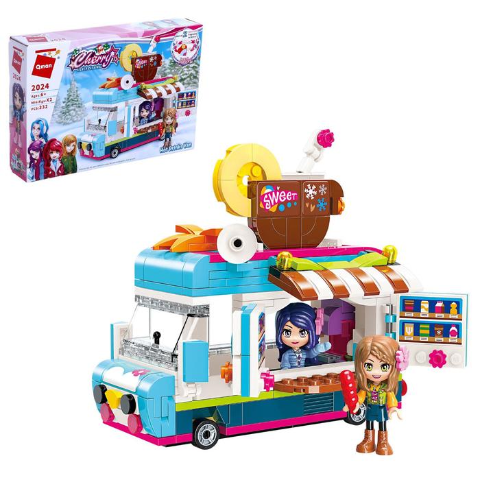 Конструктор Девчонки «Кафе-фургончик», 2 минифигуры и 332 детали
Конструктор Девчонки «Кафе-фургончик», 2 минифигуры и 332 детали