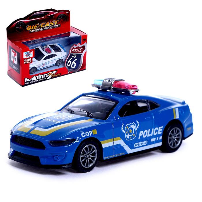 Машина металлическая «Полиция», масштаб 1:36, инерция, МИКС
Машина металлическая «Полиция», масштаб 1:36, инерция, МИКС