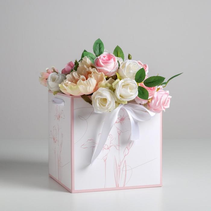 Переноска для цветов квадратная Flowers, 19 × 19 × 19 см
Переноска для цветов квадратная Flowers, 19 × 19 × 19 см