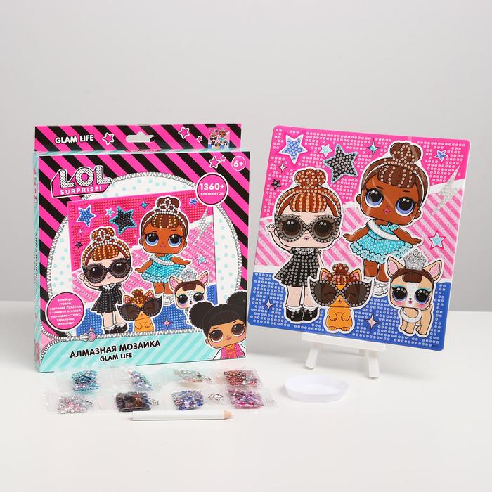 Алмазная мозаика LOL «Glam life» 20x20 см
Алмазная мозаика LOL «Glam life» 20x20 см