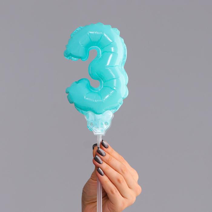 Шар-топпер 5" «Цифра 3», макарун, цвета МИКС
Шар-топпер 5" «Цифра 3», макарун, цвета МИКС