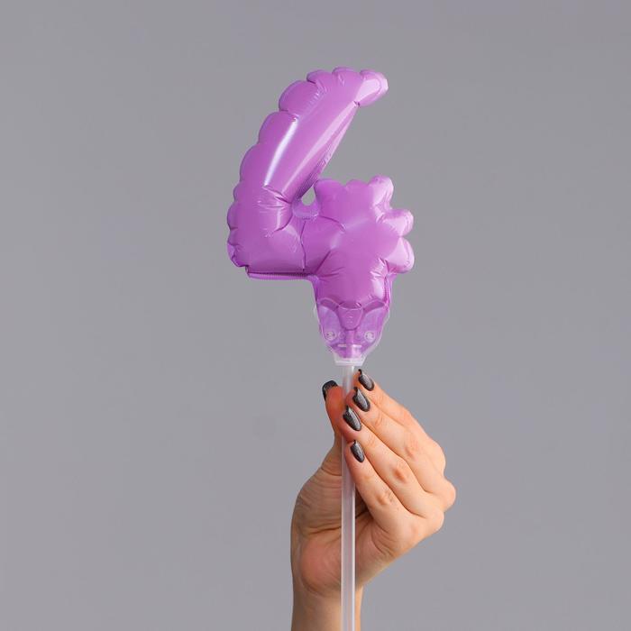 Шар-топпер 5" «Цифра 4», макарун, цвета МИКС
Шар-топпер 5" «Цифра 4», макарун, цвета МИКС